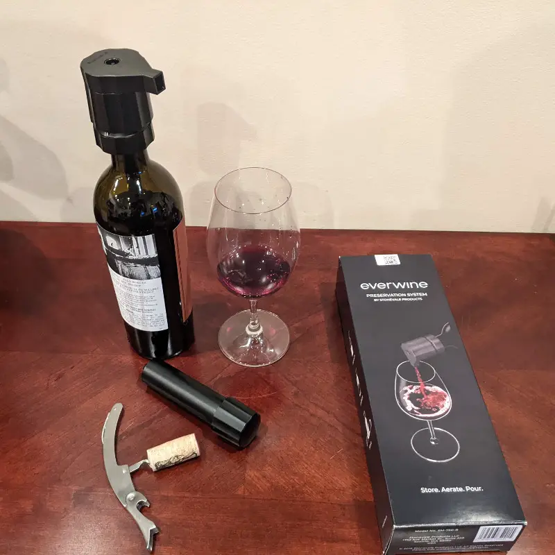 Everwine Preservation System Review Vino Critic